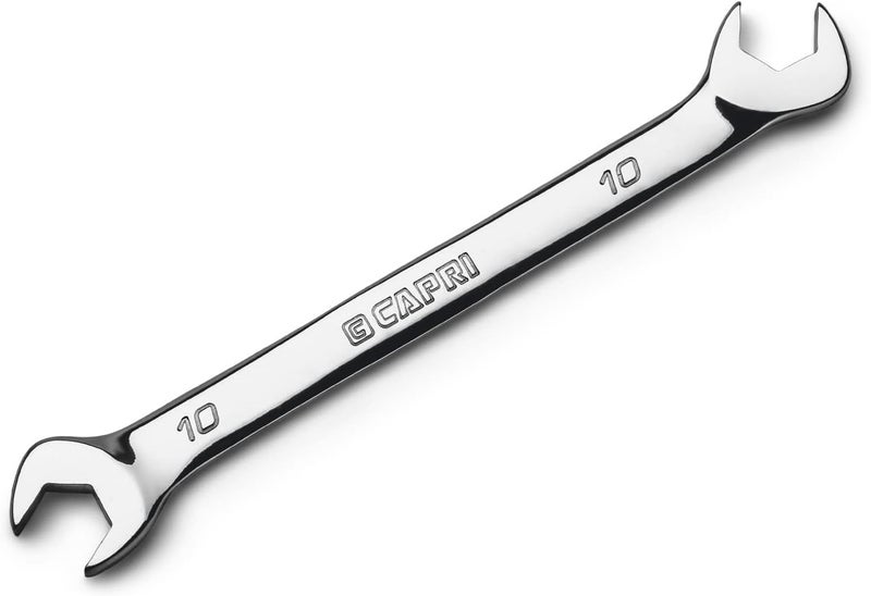 Capri Tools 10 mm Angle Open End Wrench, 30° and 60° angles, Metric - Image 1